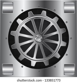 Abstract mechanical vector background.