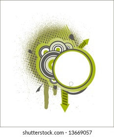 abstract medallion