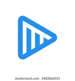 Diseño Abstractas del Vector del logotipo del medio