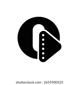 Medios Abstractas Video o diseño inicial de la Plantilla O del logotipo