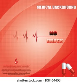 Abstract medical background