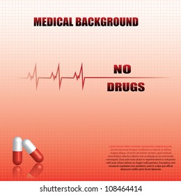 Abstract medical background