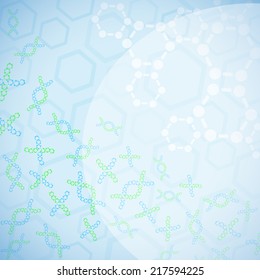 Abstract medical background