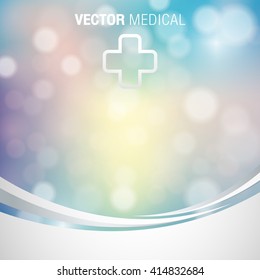 Abstract medical background