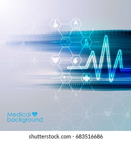 Abstract Medical Background Stock Vector (Royalty Free) 683516686 ...