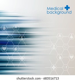 Abstract medical background