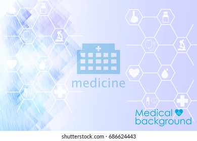 Abstract medical background