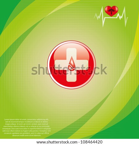 Abstract medical background