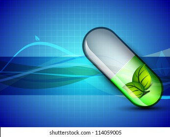 Abstract medical background with capsules, EPS 10.