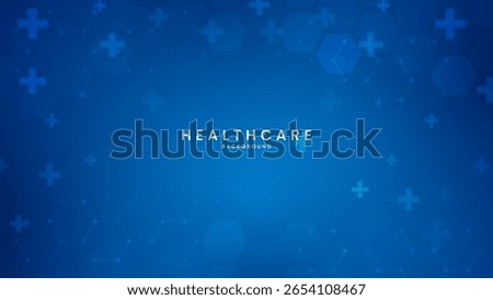 Abstract medical background. Medical design with concept and idea for healthcare technology. Healthcare Medical Background. Healthcare Symbols.