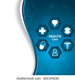 Abstract medical background . EPS 10. VECTOR