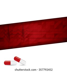Abstract medical background. EPS 10.vector