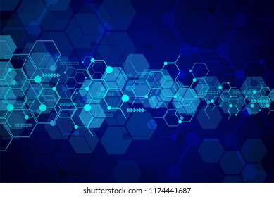 Abstract medical background and science concept background