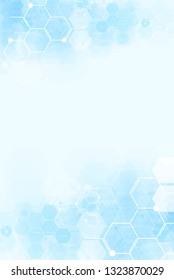 Abstract medical background and science concept background.