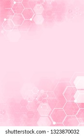 Abstract medical background and science concept background.