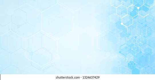 Abstract medical background and science concept background.