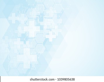 Abstract medical background. Space for text. Vector background