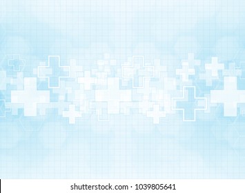 Abstract medical background. Space for text. Vector background