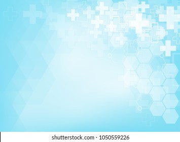 Abstract medical background. Space for text. Vector background