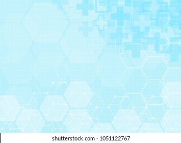 Abstract medical background. Space for text. Vector background