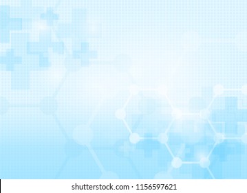 Abstract medical background. Space for text. Vector background