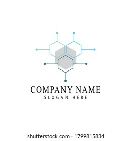 Abstract medical background substance and molecules design