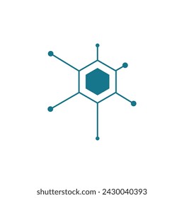 Abstract medical  background substance and molecules design
