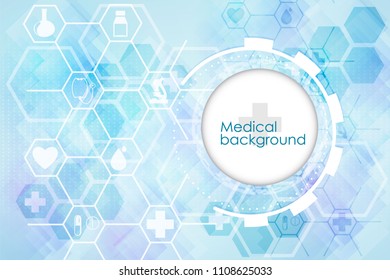 Abstract medical background. Vector