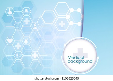 Abstract medical background. Vector
