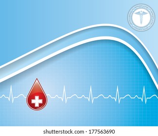 Abstract medical background  - vector