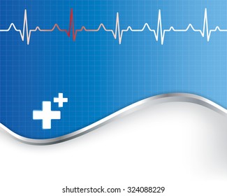 Abstract  medical background (Vector). EPS10