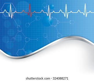 Abstract  medical background (Vector). EPS10