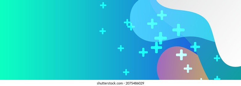 Abstract medical banner background. Template design with concept and idea for healthcare technology, innovation medicine, health, science and research. Medical pattern website header or web banner