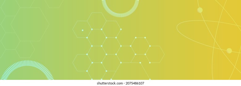 Abstract medical banner background. Template design with concept and idea for healthcare technology, innovation medicine, health, science and research. Medical pattern website header or web banner