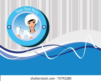 abstract medical concept background for happy nurse's day