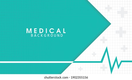 Abstract Medical Health Care And Science Icon Pattern Medical Innovation Concept Background Vector Design.