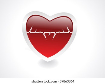 abstract medical heart vector illustration