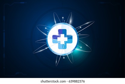 abstract medical innovation future innovation concept background