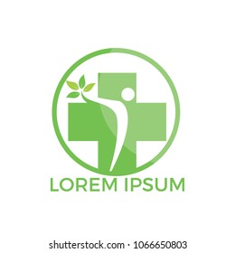Abstract medical vector logo design. Illustration design of logotype cross health symbol.