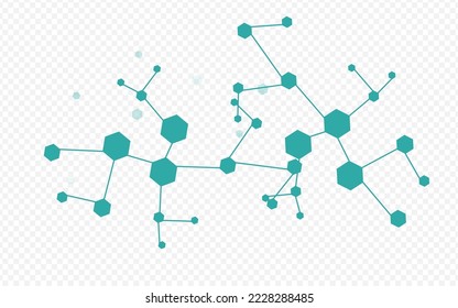 Abstract Medical Vector Transparent Background. Atom Medicine Template. Geometric Molecular Modern Poster. Microbiology Backdrop. - Powered by Shutterstock - Get 15% off with code: PIKWIZARD15