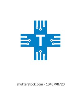 Resumen Vector de Medicina , Logo de Tecnología