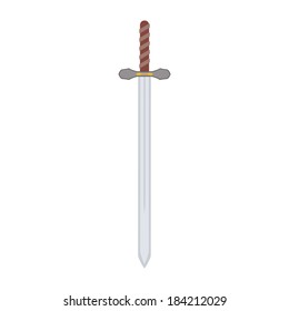abstract medieval weapon on a white background