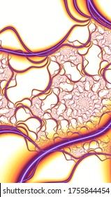 Abstract meditative color fractal background