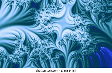 Abstract meditative color fractal background