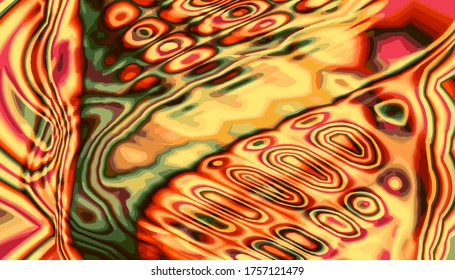 Abstract meditative color fractal background