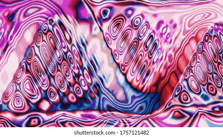 Abstract meditative color fractal background