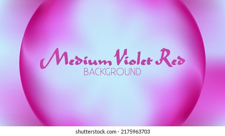 Abstract medium violet red blurred background with circle. Vector graphic pattern