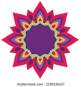 Abstract Mega sale banner template