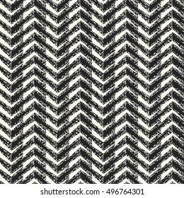 Abstract melange zigzag. Seamless pattern.