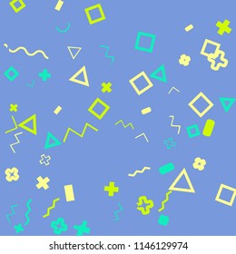 Abstract memphis background.